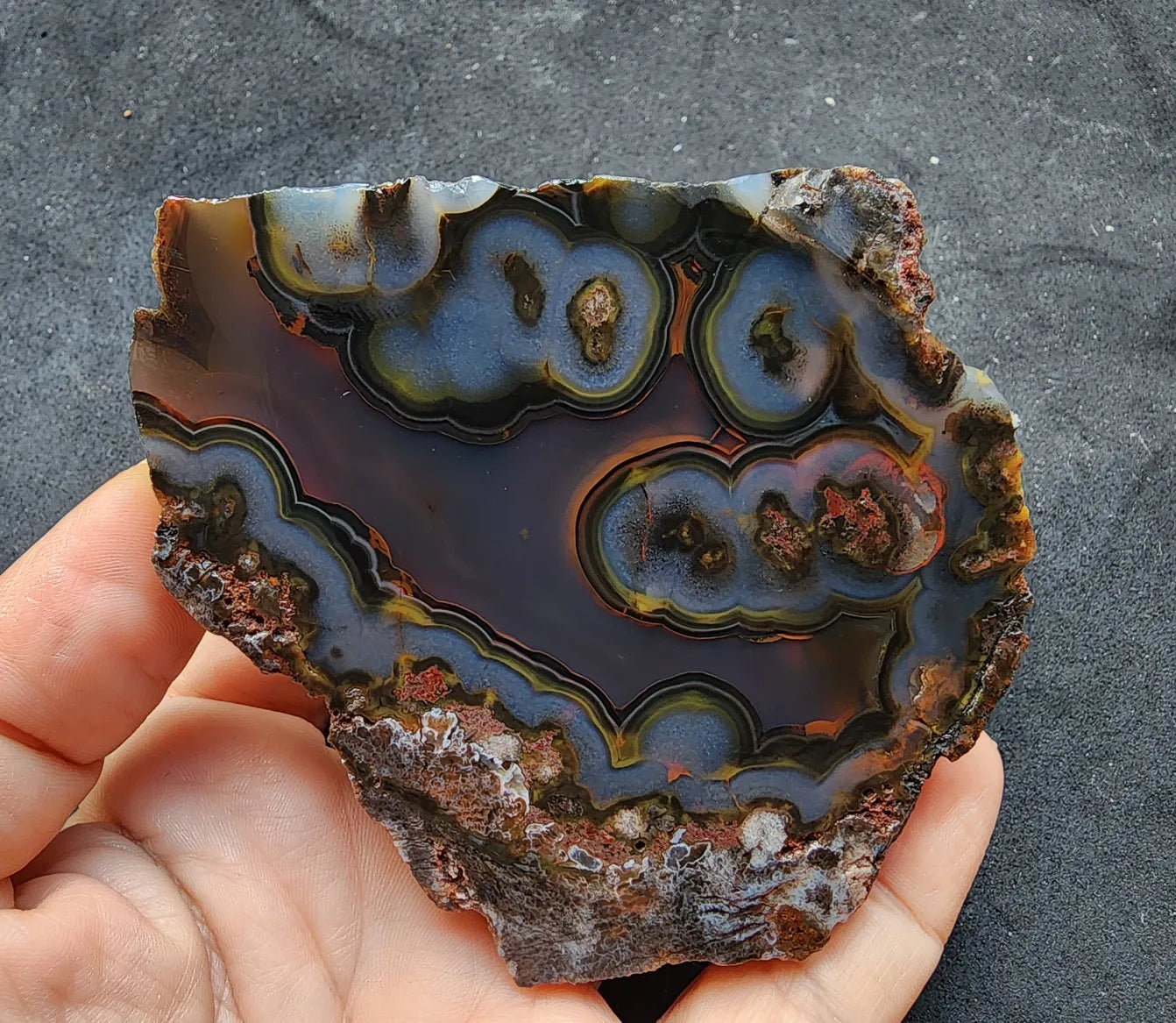 Beautiful Agate Pair