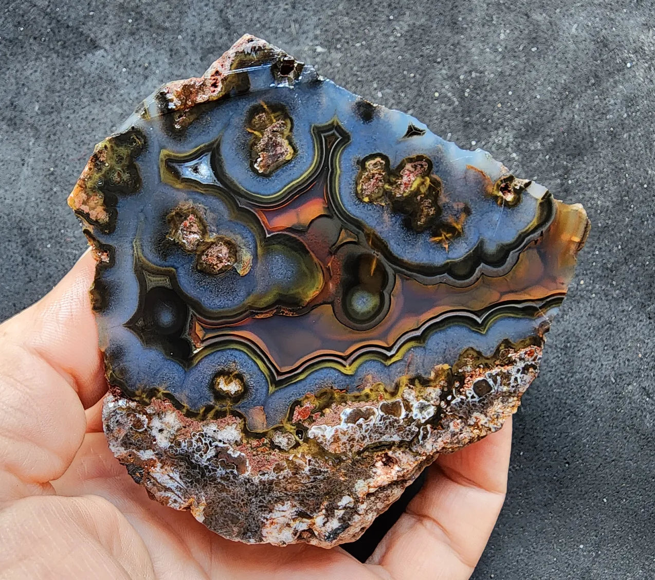 Beautiful Agate Pair