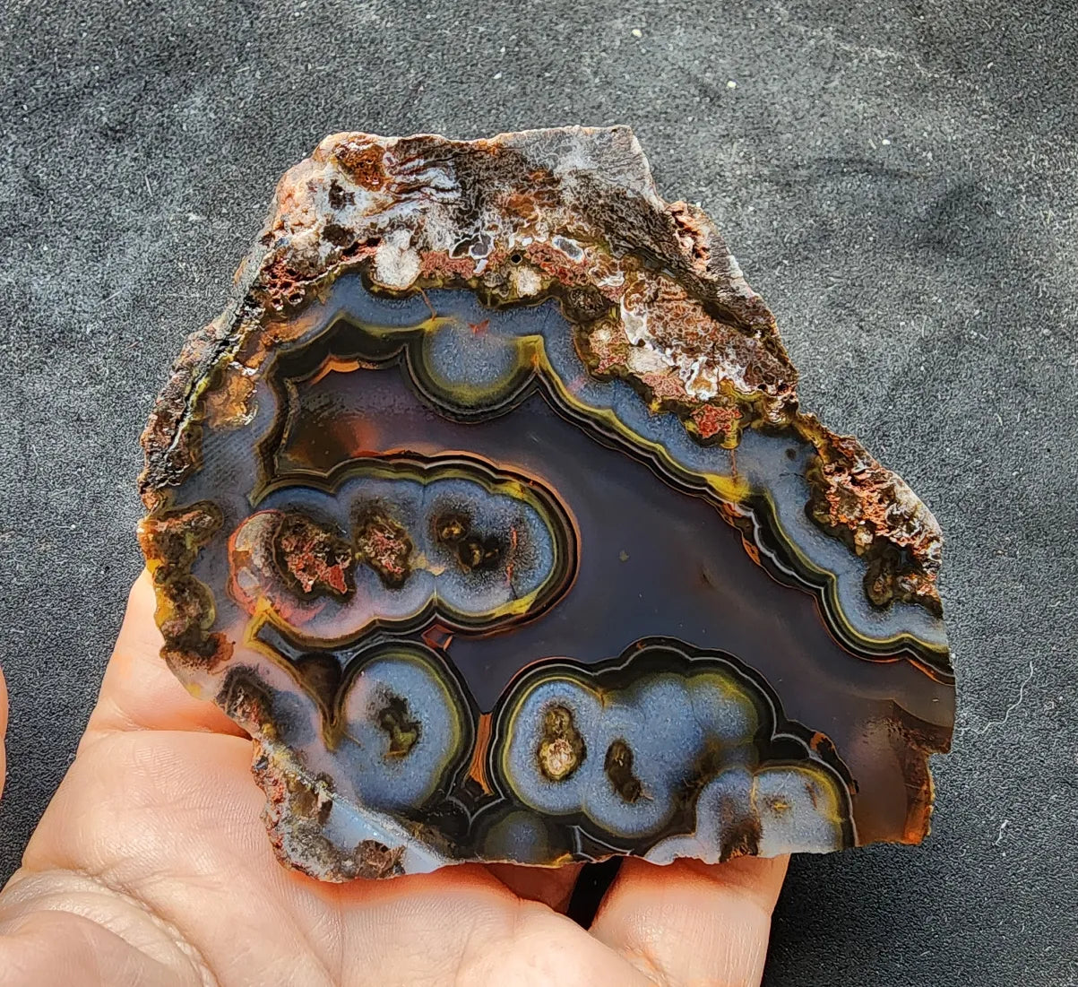 Beautiful Agate Pair