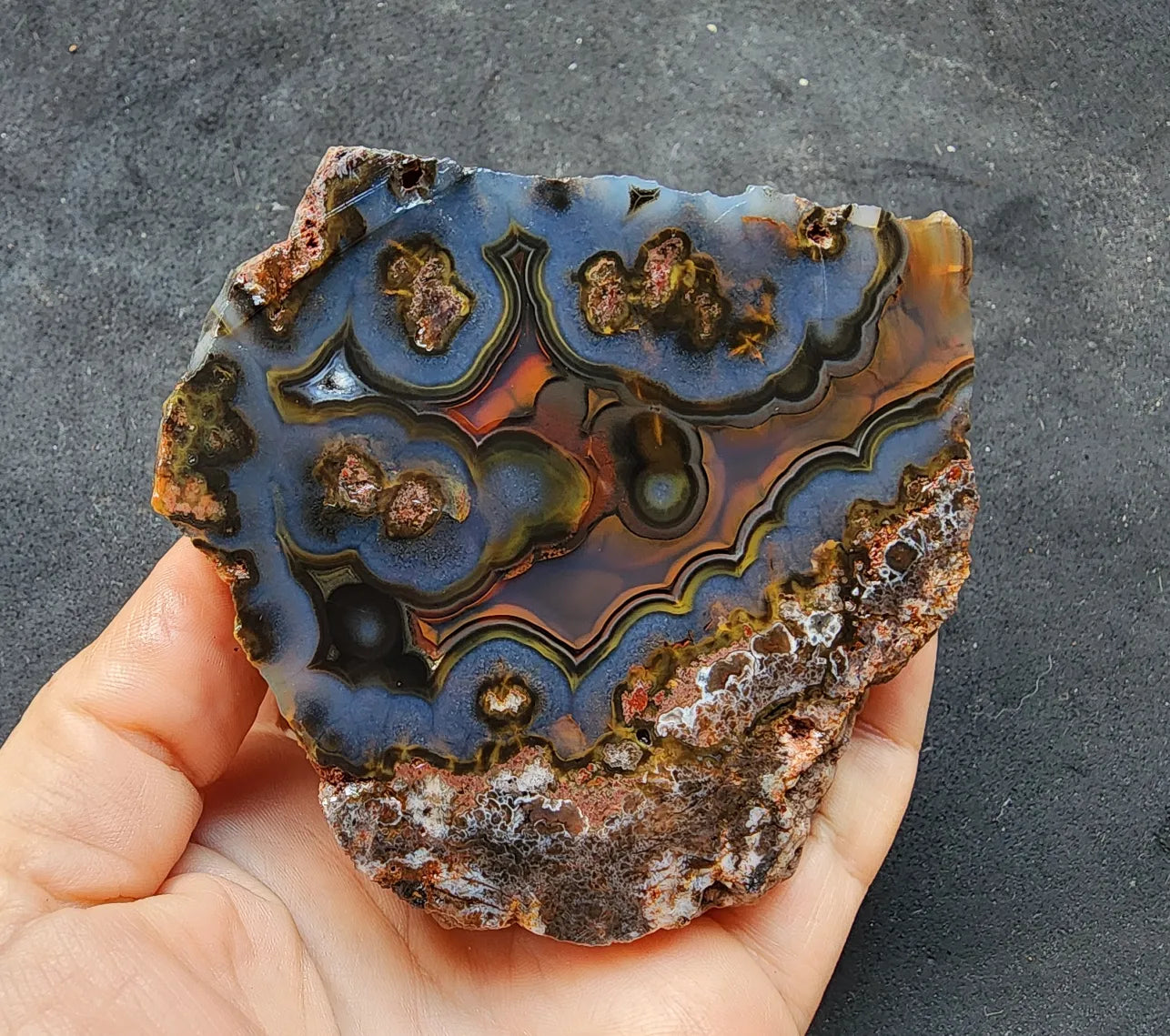 Beautiful Agate Pair