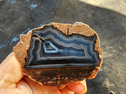 Blue Agate Pair