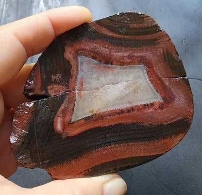 Red & Black Banded Agate - Odd Rock