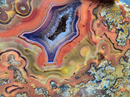 Colorful Plume Agate