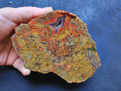 Colorful Plume Agate