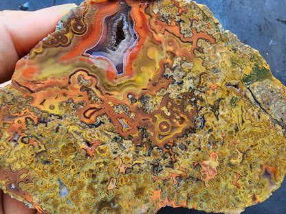 Colorful Plume Agate