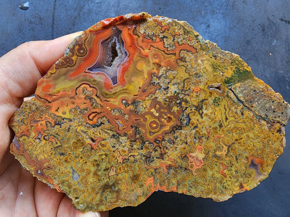 Colorful Plume Agate