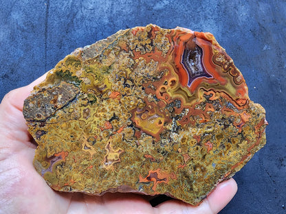 Colorful Plume Agate