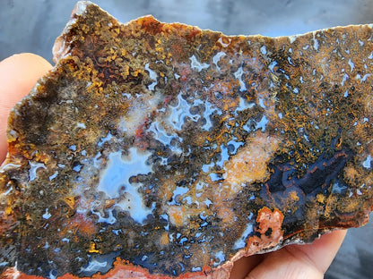Colorful Plume Agate
