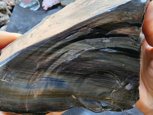 Rough Rainbow Obsidian