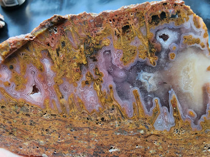 Plume Agate Slab