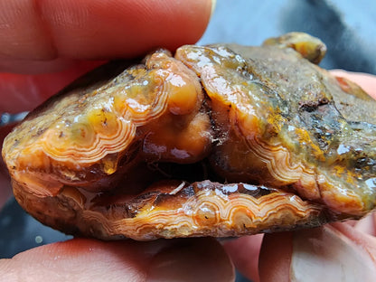 Druzy Plume Agate