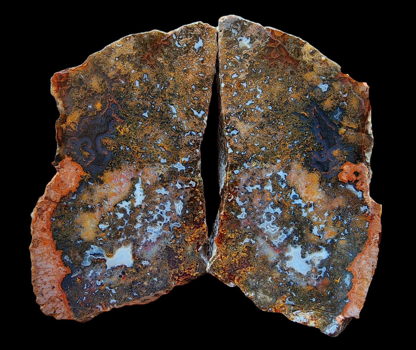 Colorful Plume Agate