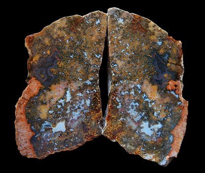 Colorful Plume Agate