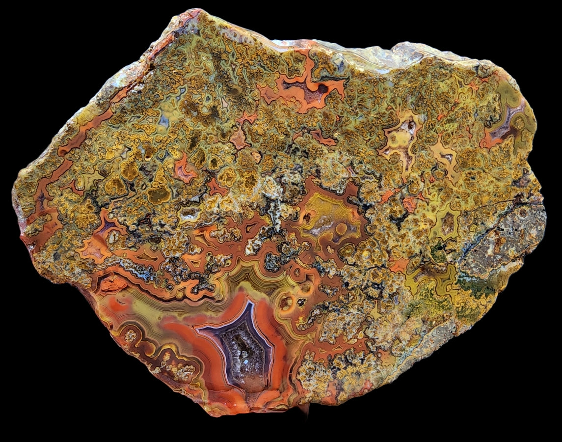 Colorful Plume Agate