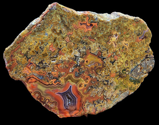 Colorful Plume Agate