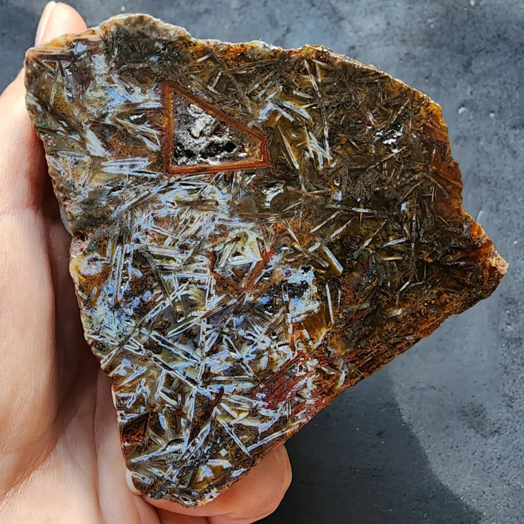 Polyhedral Agate Pair