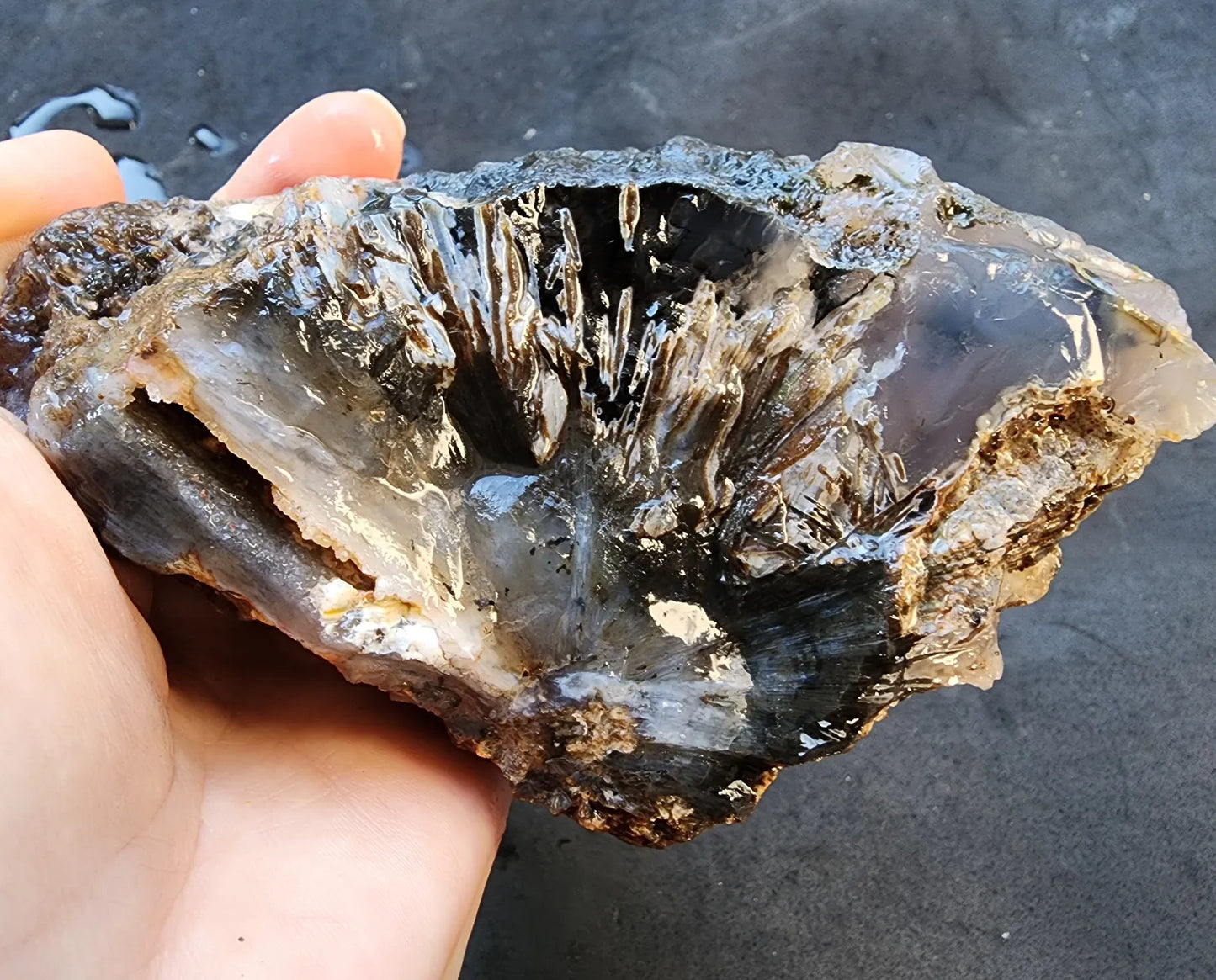 Radial Agate Stone