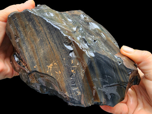 Raw Rainbow Obsidian